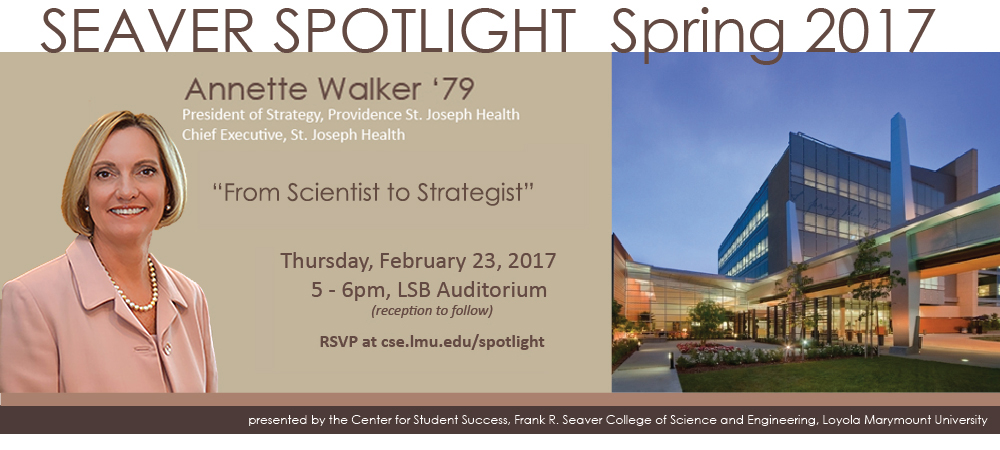 Seaver Spotlight with Annette Walker: 