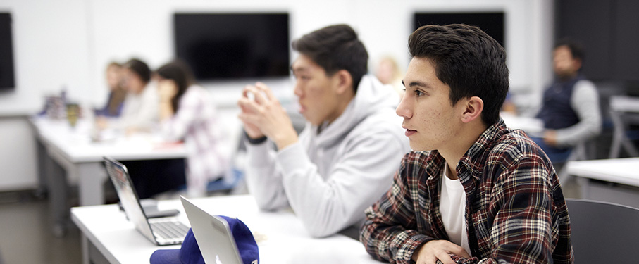 Students in class