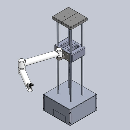 Conceptual illustration of a hands-free vein finder